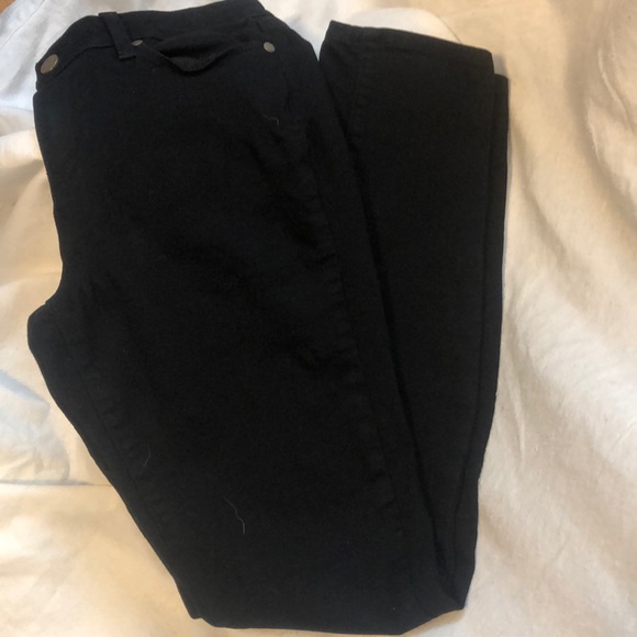 Paige Mid Rise Verdugo Ultra Skinny Black Jeans 29 - Picture 3 of 8